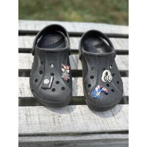 Crocs Classic Slip On Clog Shoe Sandal Unisex Kids Black Size C 13 Sonic Music